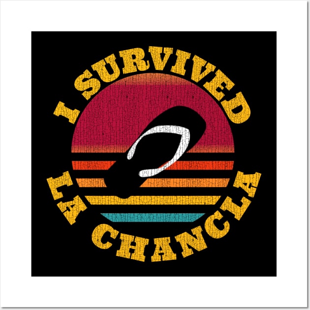 I survived La Chancla Wall Art by F&L Design Co.